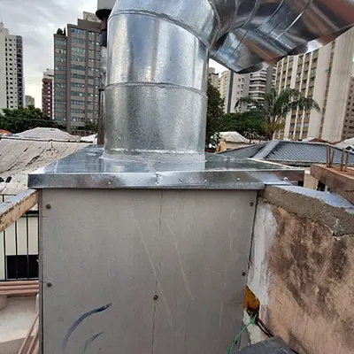 Projeto realizado de coifa e exaustão número 52